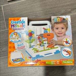 4-in-1 Educational Toy Set - Orange and Blue